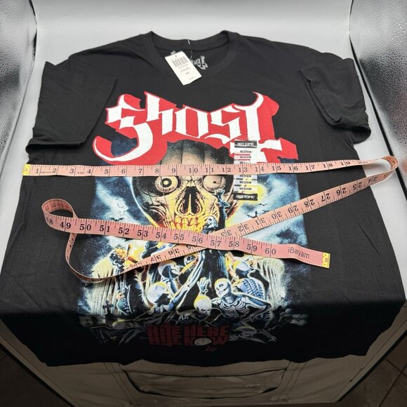 Ghost Band Rite Here Rite Now Skeleton Dance T-Shirt MEDIUM New - Picture 2 of 6